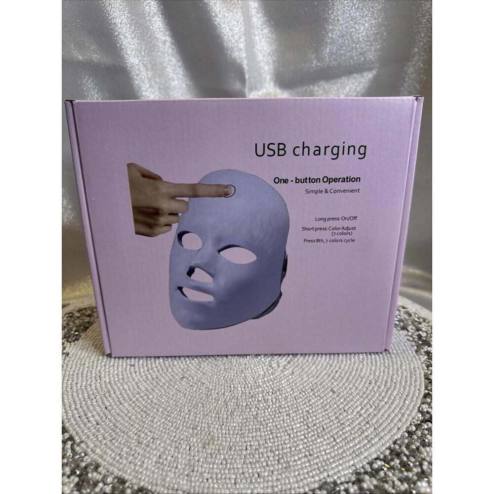 USB Charging Red Light Mask Color Adjust 7 Colors